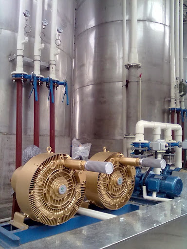 Chức năng của máy thổi khí con sò trong xử lý nước thải nhà máy bia