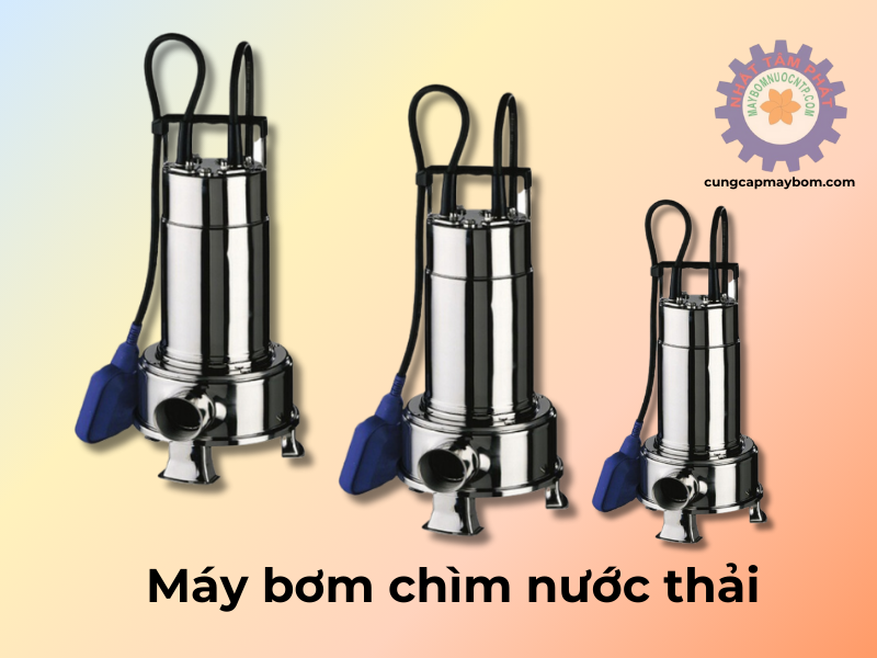 Máy bơm chìm nước thải có phao